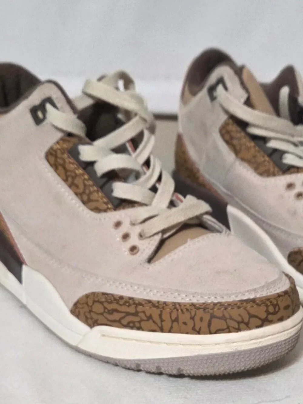 Nike Air Jordan 3 Retro Palomino Men's Size 7 Brown Suede Ct8532-102